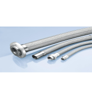 SS Corrugated Hose Assemblies – Flexible Stainless Steel Corrugated and Braided Hose for High Temp Gas, Steam, and Chemical Applications with Custom Lengths